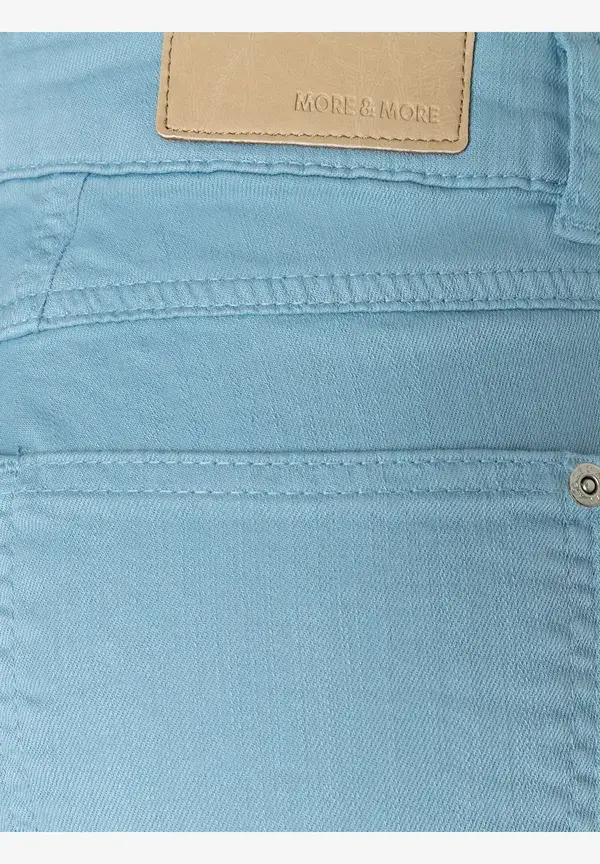 More & More verkürzte Coloured Denim, light sky blue, Frühjahrs-Kollektion zollfrei