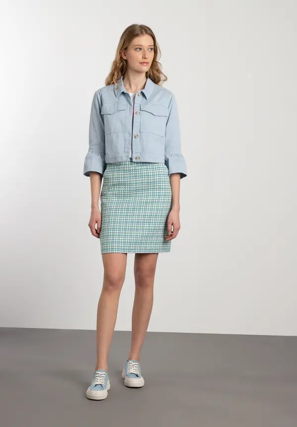 More & More Colored Denim Jacke, light skyblue, Frühjahrs-Kollektion 50% Rabatt für begrenzte Zeit