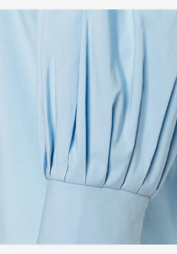 More & More Baumwoll/Stretch Bluse, light skyblue, Frühjahrs-Kollektion Rabatte dieses Monats