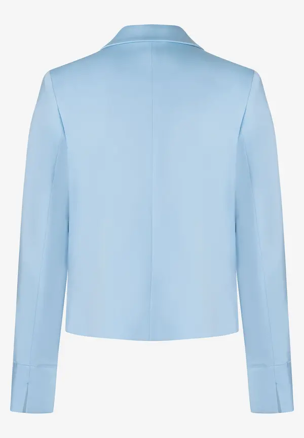 More & More kurzer Blazer, light skyblue, Frühjahrs-Kollektion 2025