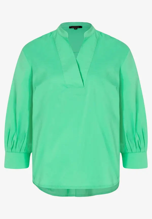 More & More Baumwoll/Stretch Bluse, march green, Frühjahrs-Kollektion Hotsell