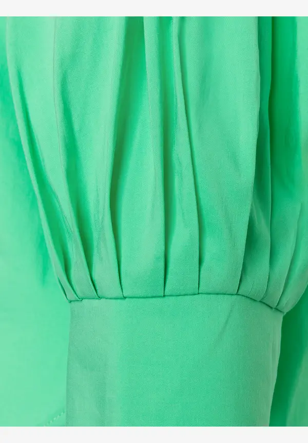 More & More Baumwoll/Stretch Bluse, march green, Frühjahrs-Kollektion Hotsell
