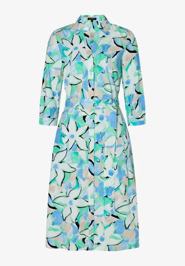 More & More Hemdblusenkleid, Blumenprint, Frühjahrs-Kollektion Fabrikverkauf