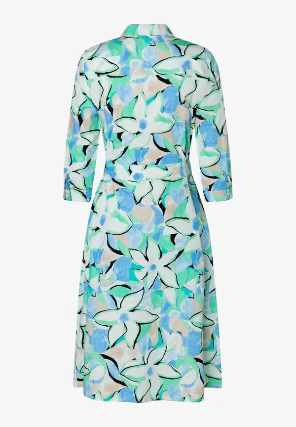More & More Hemdblusenkleid, Blumenprint, Frühjahrs-Kollektion Fabrikverkauf