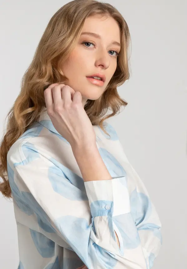 More & More Baumwollbluse, XL-Dots, Frühjahrs-Kollektion Fabrik Onlineshop