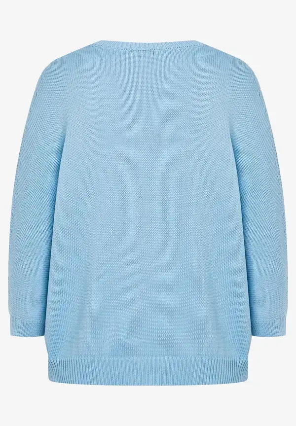 More & More Pullover mit V-Ausschnitt, light skyblue, Frühjahrs-Kollektion Rabatt