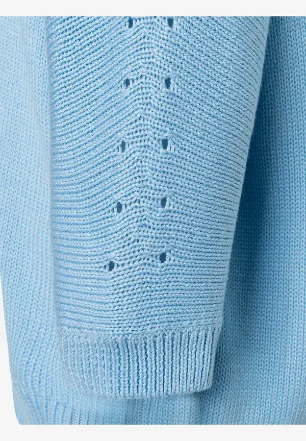 More & More Pullover mit V-Ausschnitt, light skyblue, Frühjahrs-Kollektion Rabatt