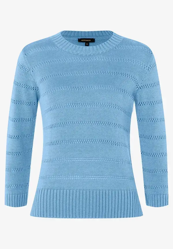 More & More Pullover, light skyblue, Frühjahrs-Kollektion Versandkostenfrei