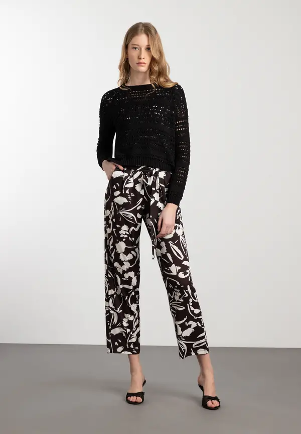 More & More Ajour-Pullover, schwarz, Frühjahrs-Kollektion Online Shopping