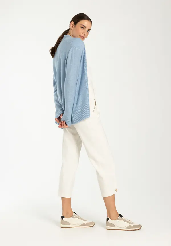 More & More Cardigan, hellblau, Herbst-Kollektion Top Angebot