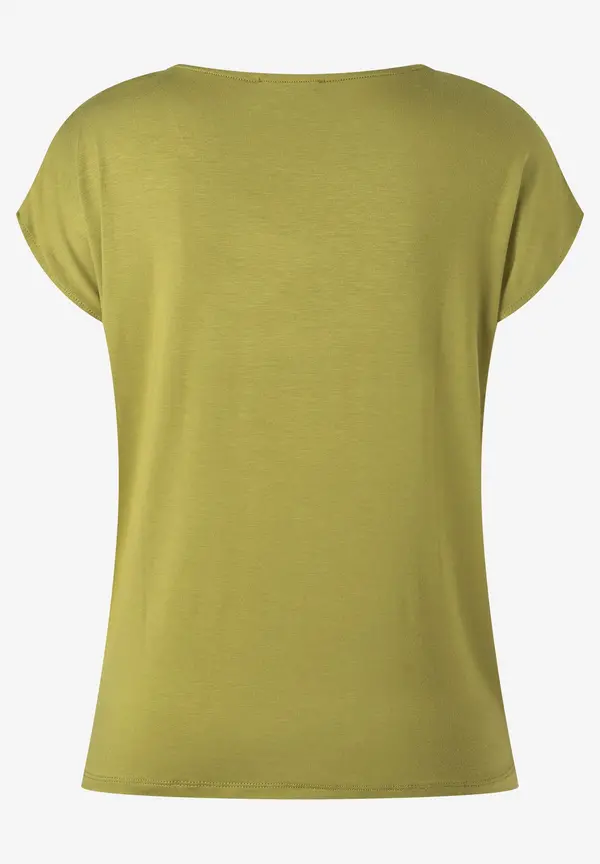 More & More Shirt mit Satinfront, soft moss green Online Outlet