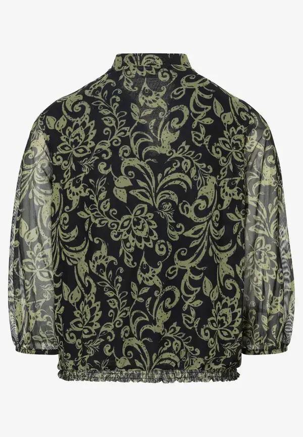 More & More Meshshirt, Paisleyprint, marine/grün Kauf eins, bekomm eins gratis