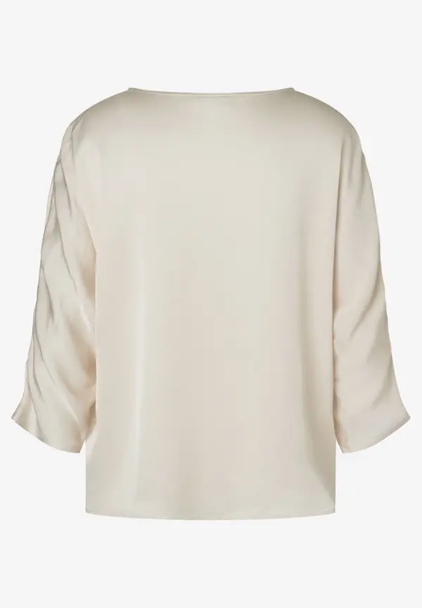 More & More Satinbluse, powder creme Letzte 3 Tage