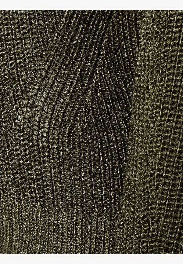 More & More Pullover mit Glanz, oliv JETZT KAUFEN