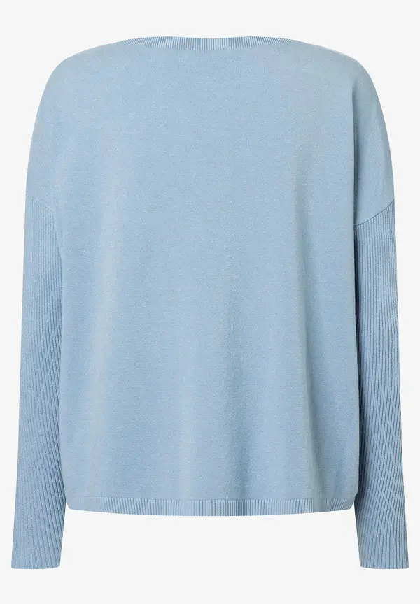 More & More Pullover, hellblau Letzter Tag