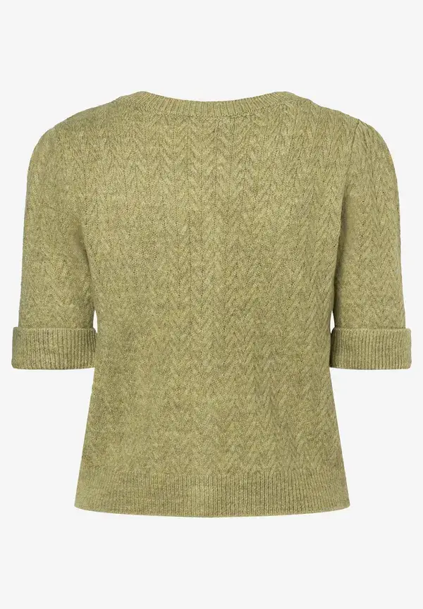 More & More Cardigan, Kurzarm, soft moss green Zeitbegrenzte Promotion