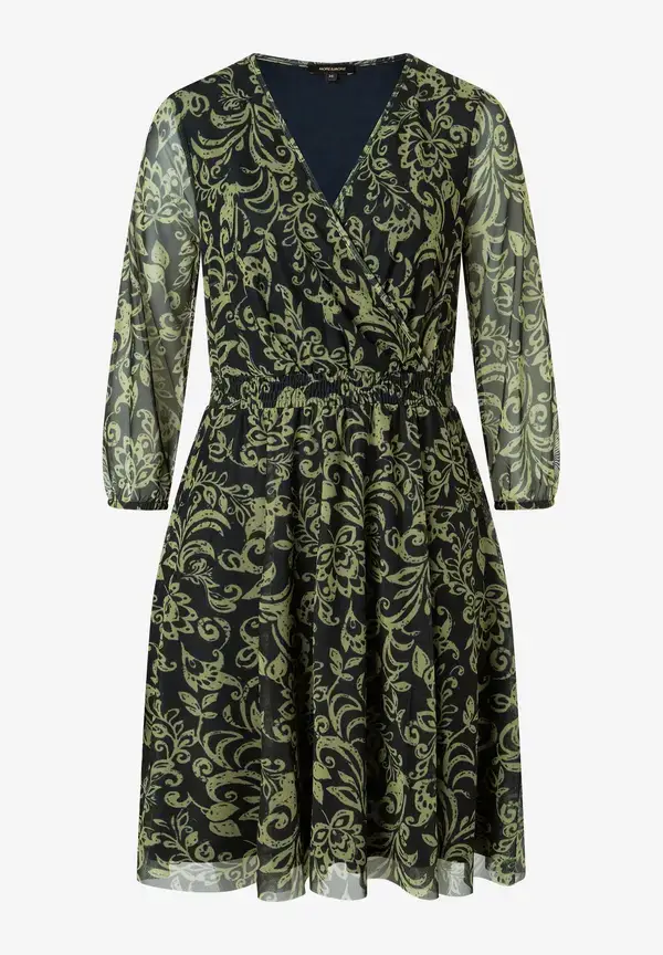 More & More Meshkleid, Paisleyprint, marine/grün Vierteljährliche Förderung