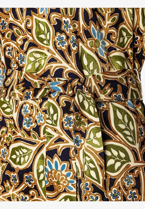 More & More Maxikleid, Ornament-Print Nur noch ein Tag übrig