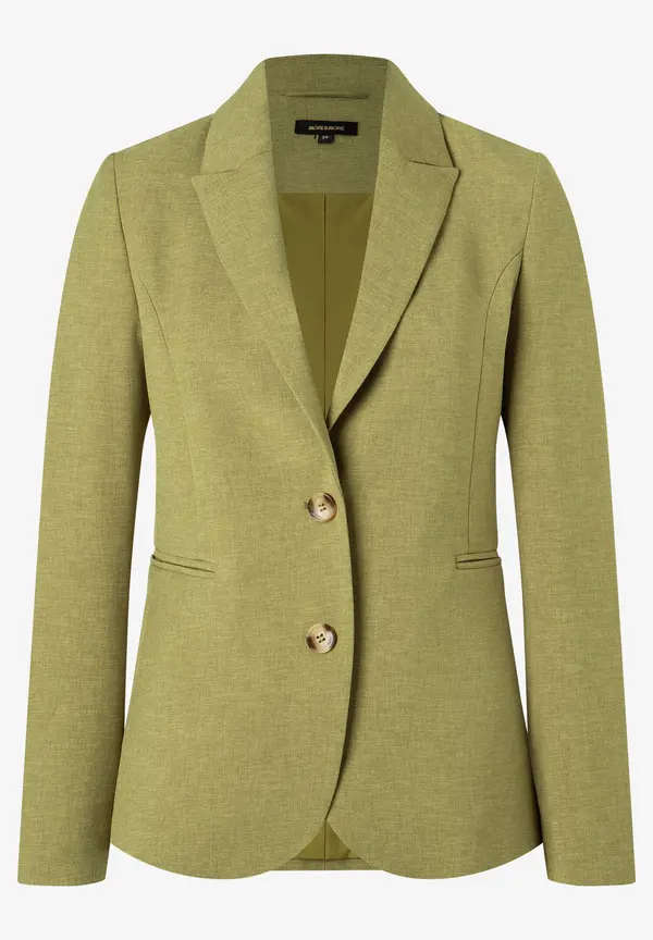More & More Blazer, soft moss green Super Rabatt