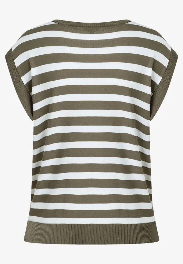 More & More Pullunder, khaki/weiß gestreift, Sommer-Kollektion Rabatte dieses Monats