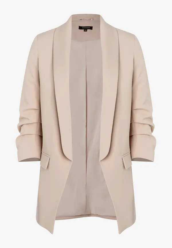 More & More Blazer mit Schalkragen, beige, Frühjahrs-Kollektion 2025