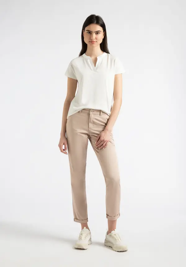 More & More Chino, beige, Frühjahrs-Kollektion im Angebot