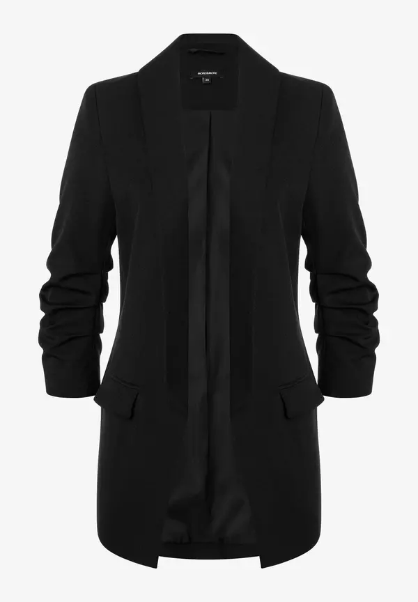 More & More Blazer mit Schalkragen, schwarz, Frühjahrs-Kollektion Schlussverkauf