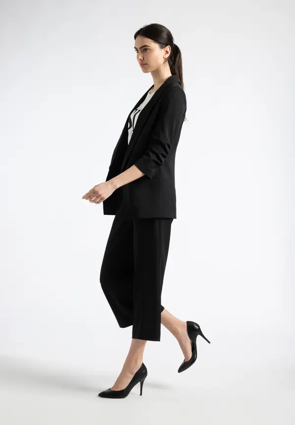 More & More Culotte, schwarz, Frühjahrs-Kollektion Fabrikverkauf