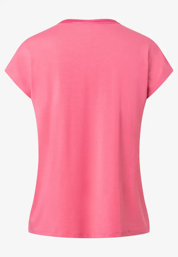 More & More Shirt mit Satinkante, sorbet pink, Sommer-Kollektion Limitierter Zeitrabatt