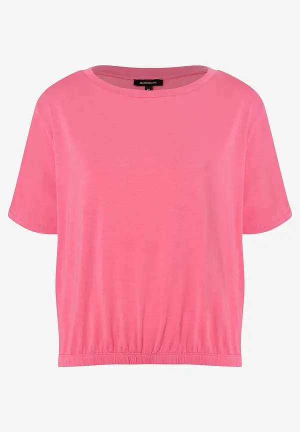 More & More Shirt mit Faltendetail, sorbet pink, Sommer-Kollektion Fabrik Onlineshop