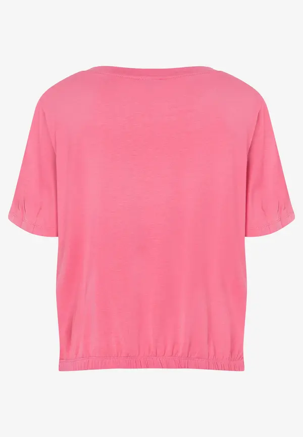 More & More Shirt mit Faltendetail, sorbet pink, Sommer-Kollektion Fabrik Onlineshop