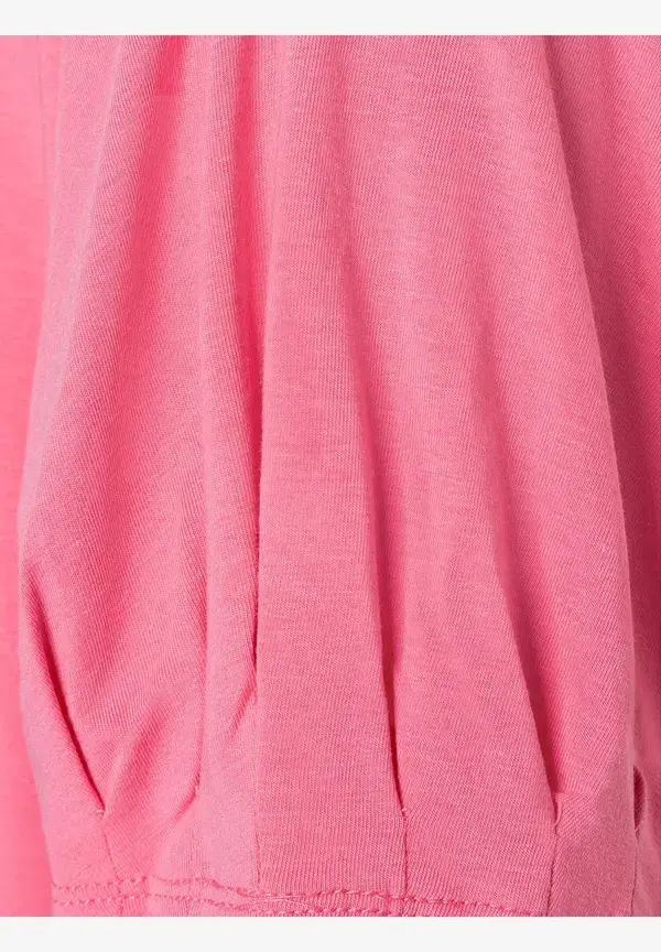 More & More Shirt mit Faltendetail, sorbet pink, Sommer-Kollektion Fabrik Onlineshop