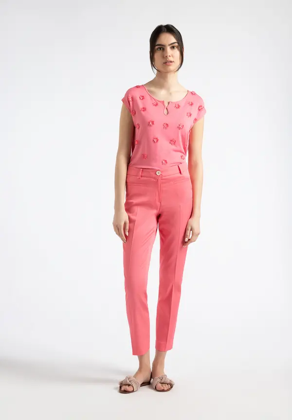 More & More Hose Hedy, sorbet pink, Sommer-Kollektion Günstig kaufen