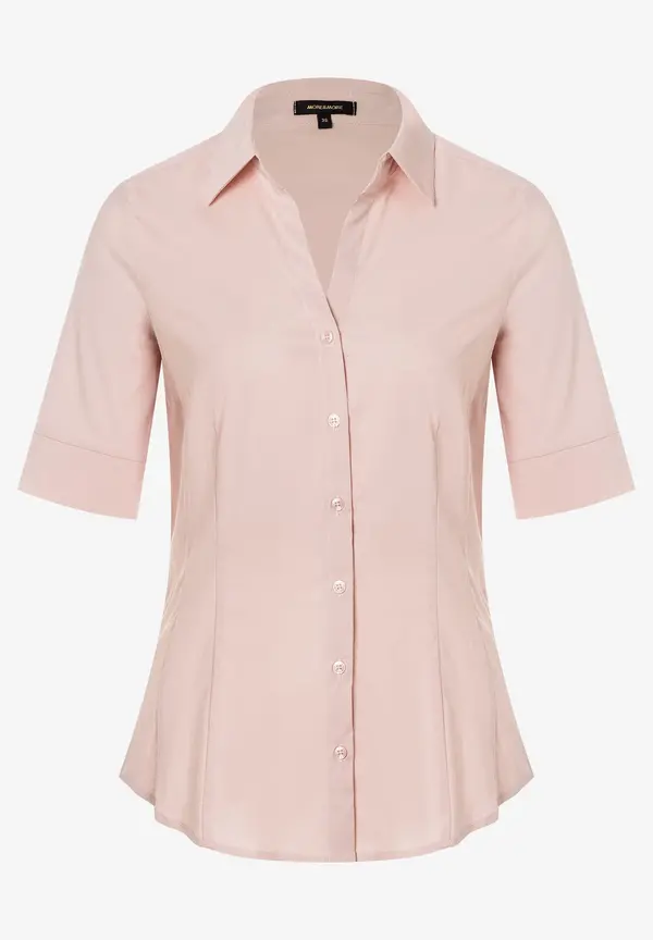 More & More Baumwoll/Stretch Bluse, powder rose, Sommer-Kollektion Black Friday