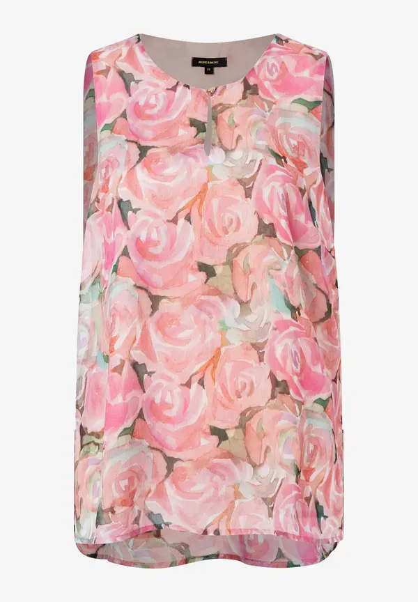 More & More Blusentop, Rosenprint, Sommer-Kollektion Cyber Monday