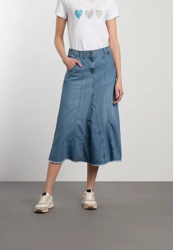 More & More Jeansrock, Frühjahrs-Kollektion Vatertagsangebot