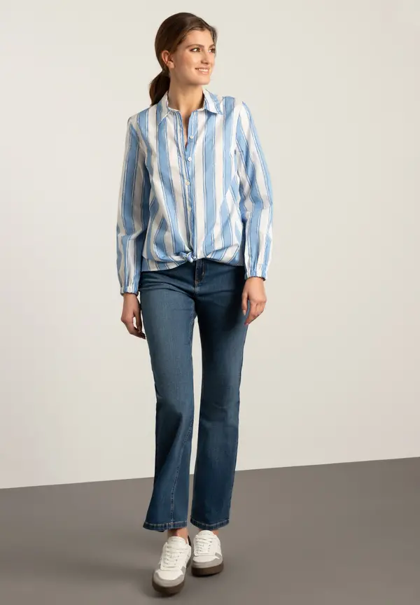 More & More weite Marlene Jeans, blue denim, Frühjahrs-Kollektion Neueste Mode