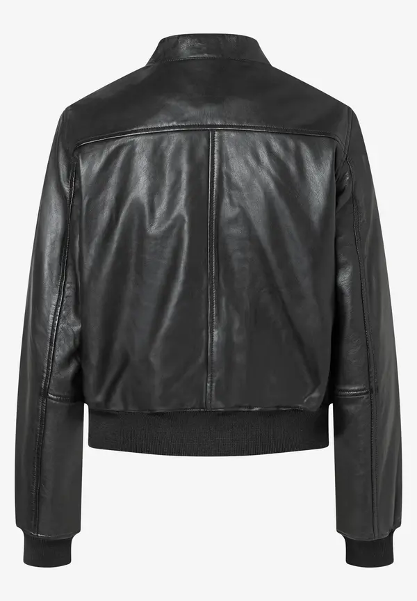 More & More Lederblouson, schwarz Neuheiten