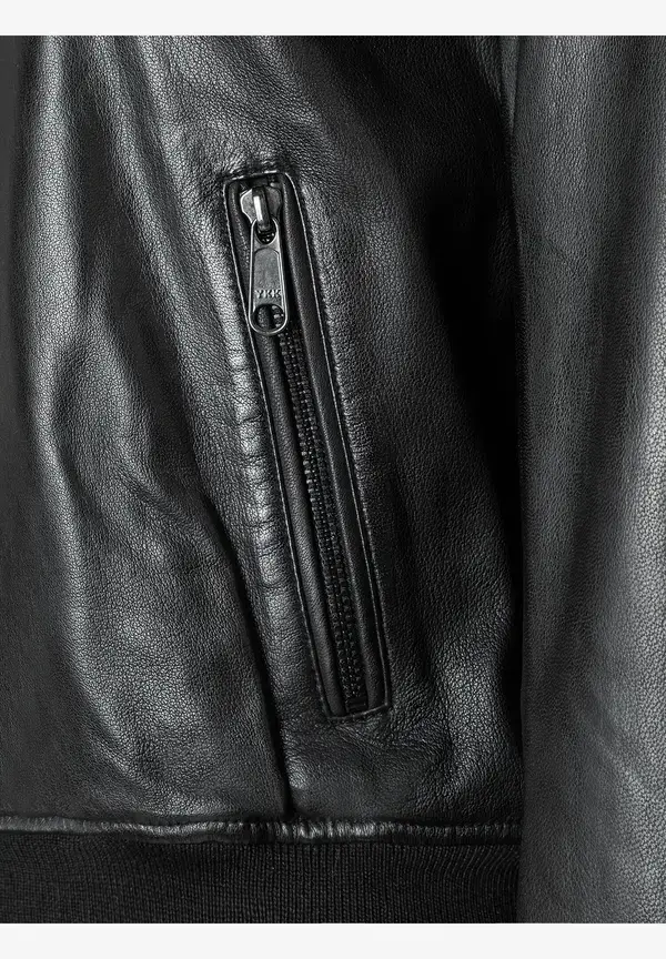 More & More Lederblouson, schwarz Neuheiten