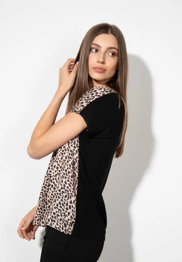 More & More Blusenshirt, Leo-Print Saisonale Angebote