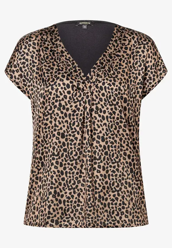 More & More Blusenshirt, Leo-Print Saisonale Angebote