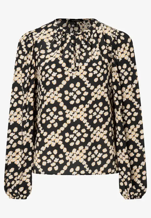 More & More fließende Bluse, Dot Pattern Print Kauf eins, bekomm eins gratis