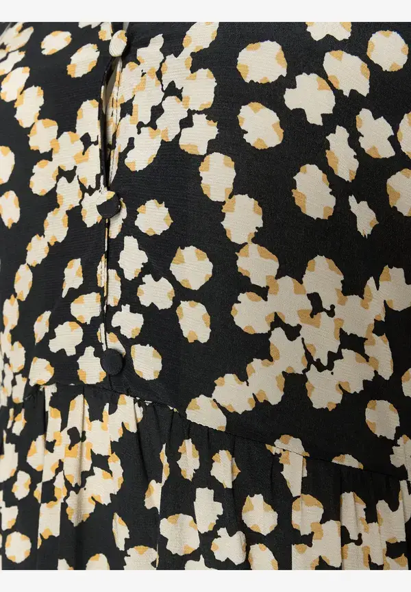 More & More Maxikleid, Dot Pattern Print Sonderangebote