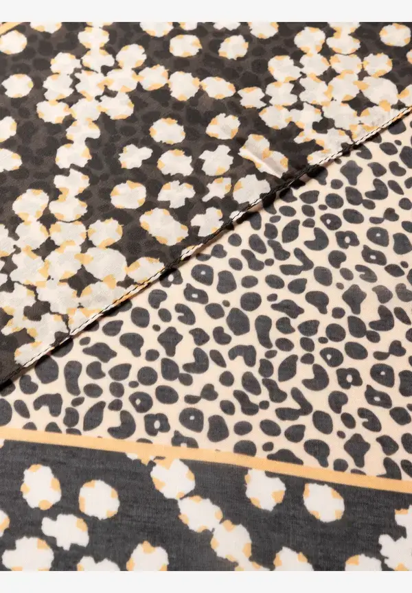 More & More leichter Schal, Dot Pattern Print Tiefpreis