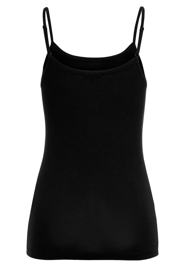 More & More Spaghetti-Top, schwarz Letzte 3 Tage