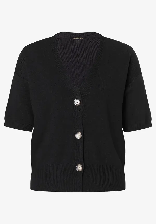 More & More Cardigan, schwarz Sonderangebot der Fabrik