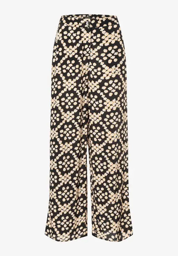 More & More Palazzohose, Dot Pattern Print Bis zu 55% Rabatt