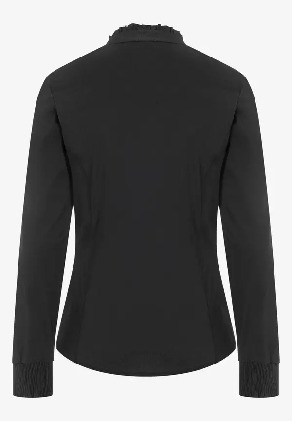 More & More Baumwoll/Stretch Bluse, schwarz, Sommer-Kollektion Black Friday Preise