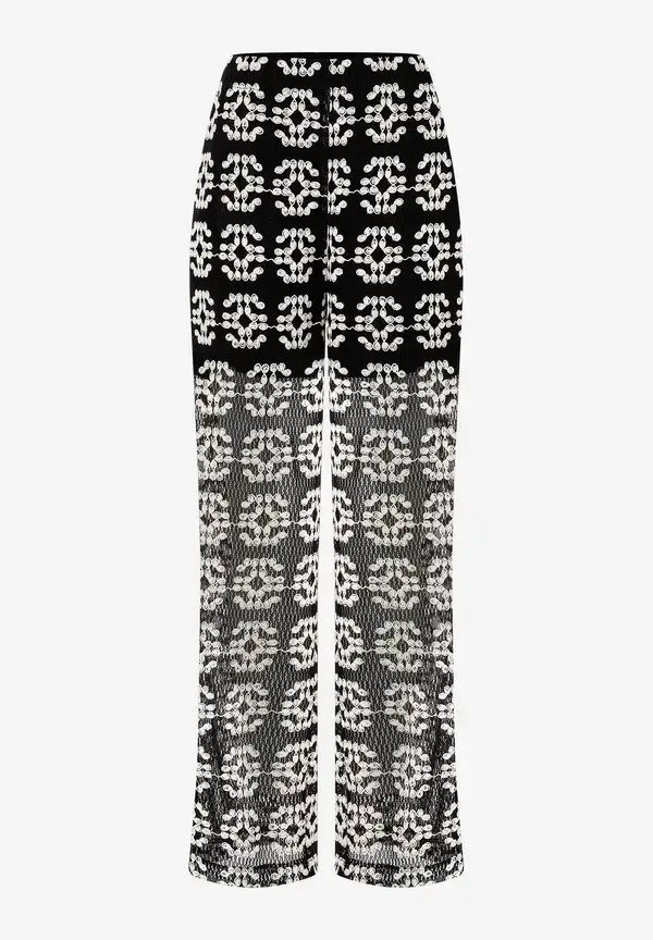 More & More Spitzenhose, schwarz/ecru, Sommer-Kollektion Online