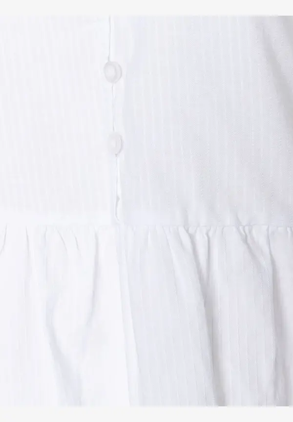 More & More weite Bluse mit Rüschen, weiß, Sommer-Kollektion Verkauf